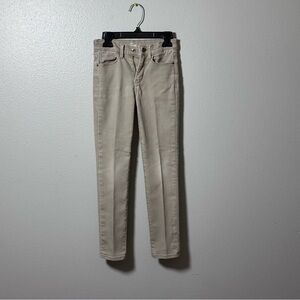 Jordache Kids Girls Khaki School Uniform Skinny Pants size 7.